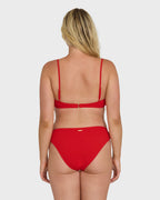 Rising Tide Bondi Medium Bikini Bottoms - Fiesta Red