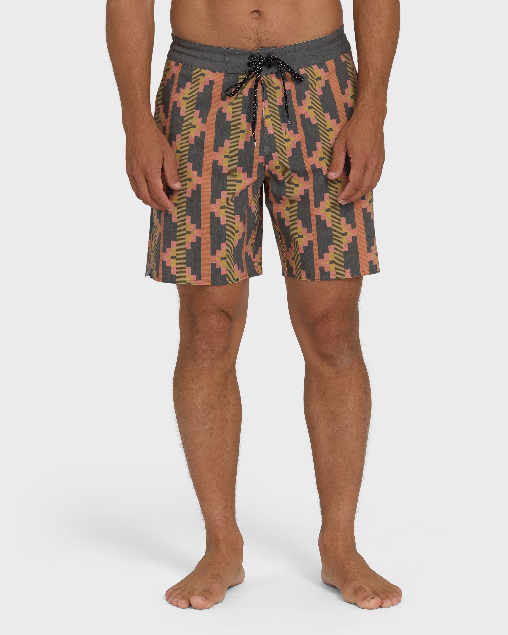 Good Times Lo Tide 17 Boardshorts - Rust