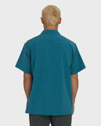 A/Div Surftrek Transit Short Sleeve Woven Shirt - Tropical Teal