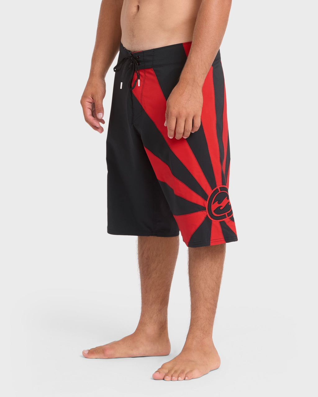 A.I. Rising Sun Pro 22 Boardshorts - Black/Red