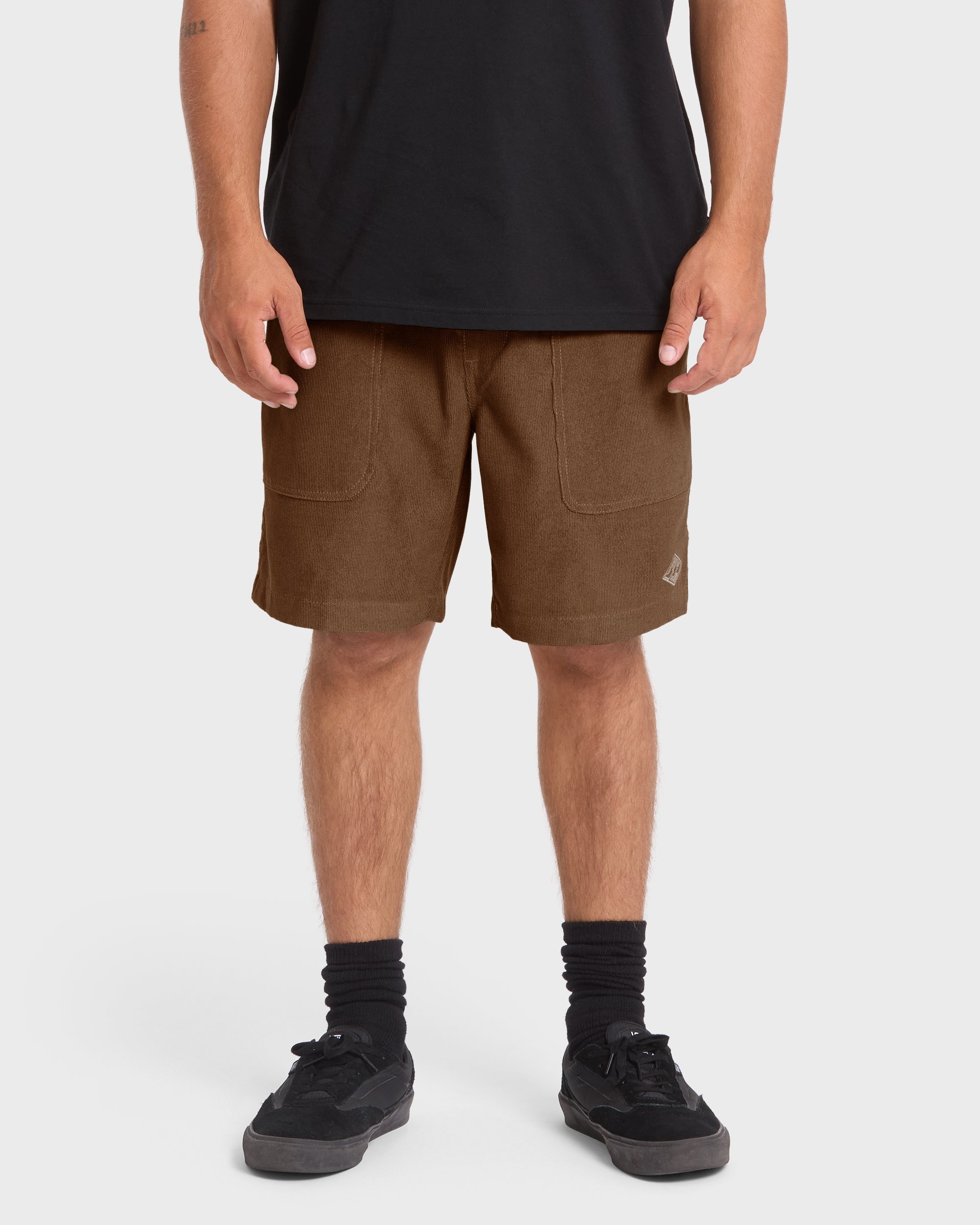 De La Cruz Cord 18 Amphibian Hybrid Shorts - Sepia