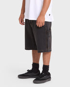Bad Dog Workwear Denim Shorts - Black Wash