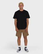 Larry Layback 17 Corduroy Shorts - Vintage Khaki