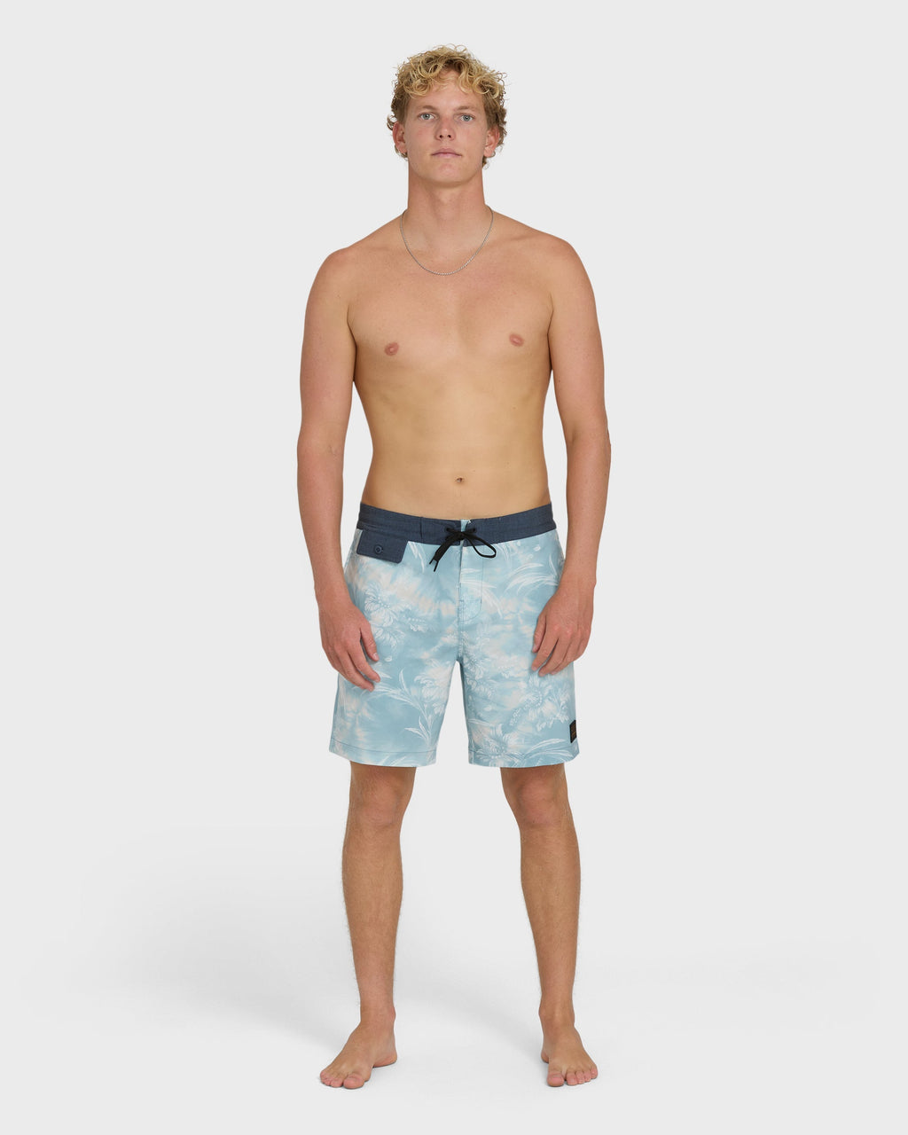 True North Garage Lo Tide 18 Boardshorts - Blue Fog