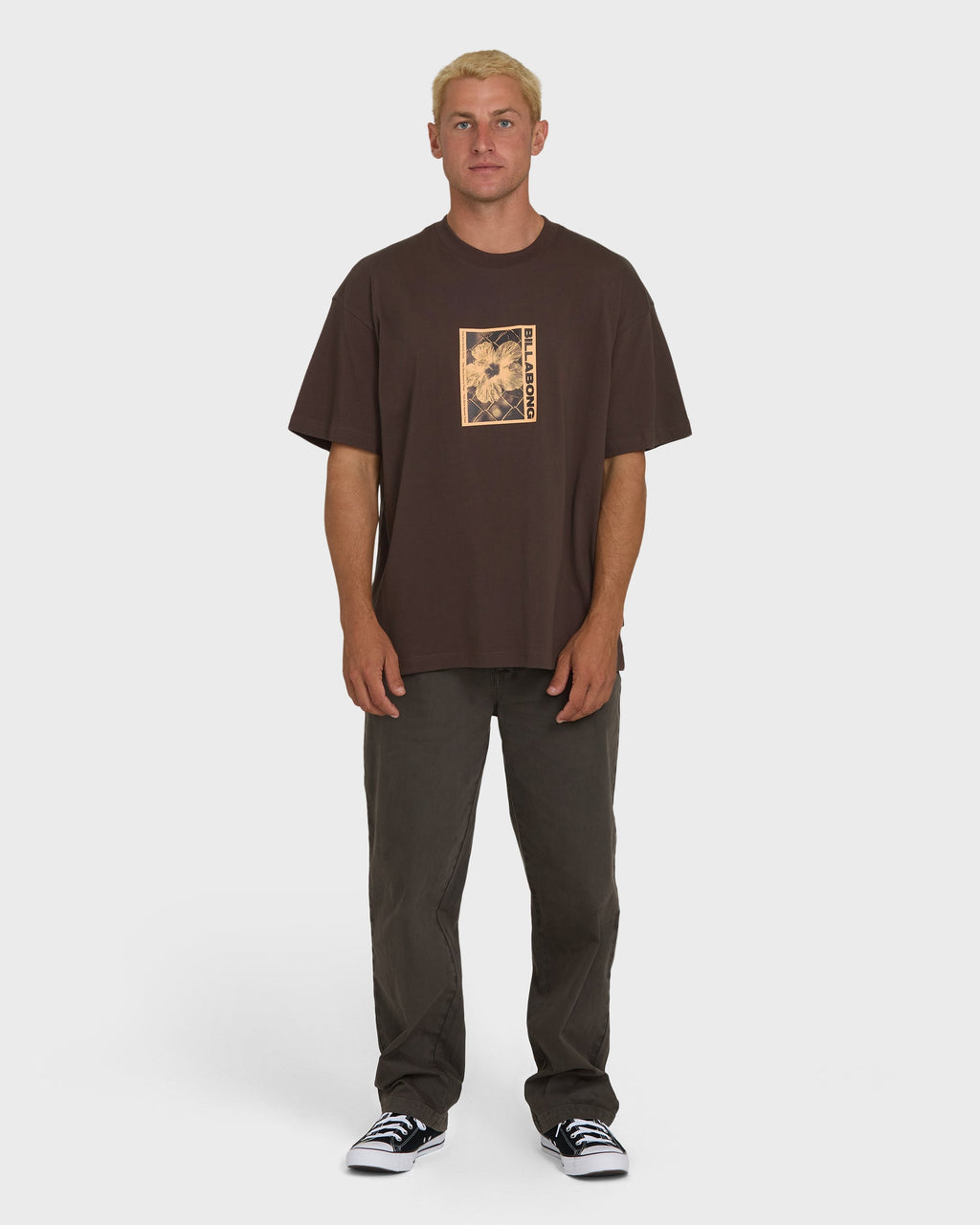 Link OG Short Sleeve Knit T-Shirt - Chocolate Brown