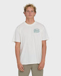 Ripple Premium Short Sleeve Cotton Graphic T-Shirt - Off White