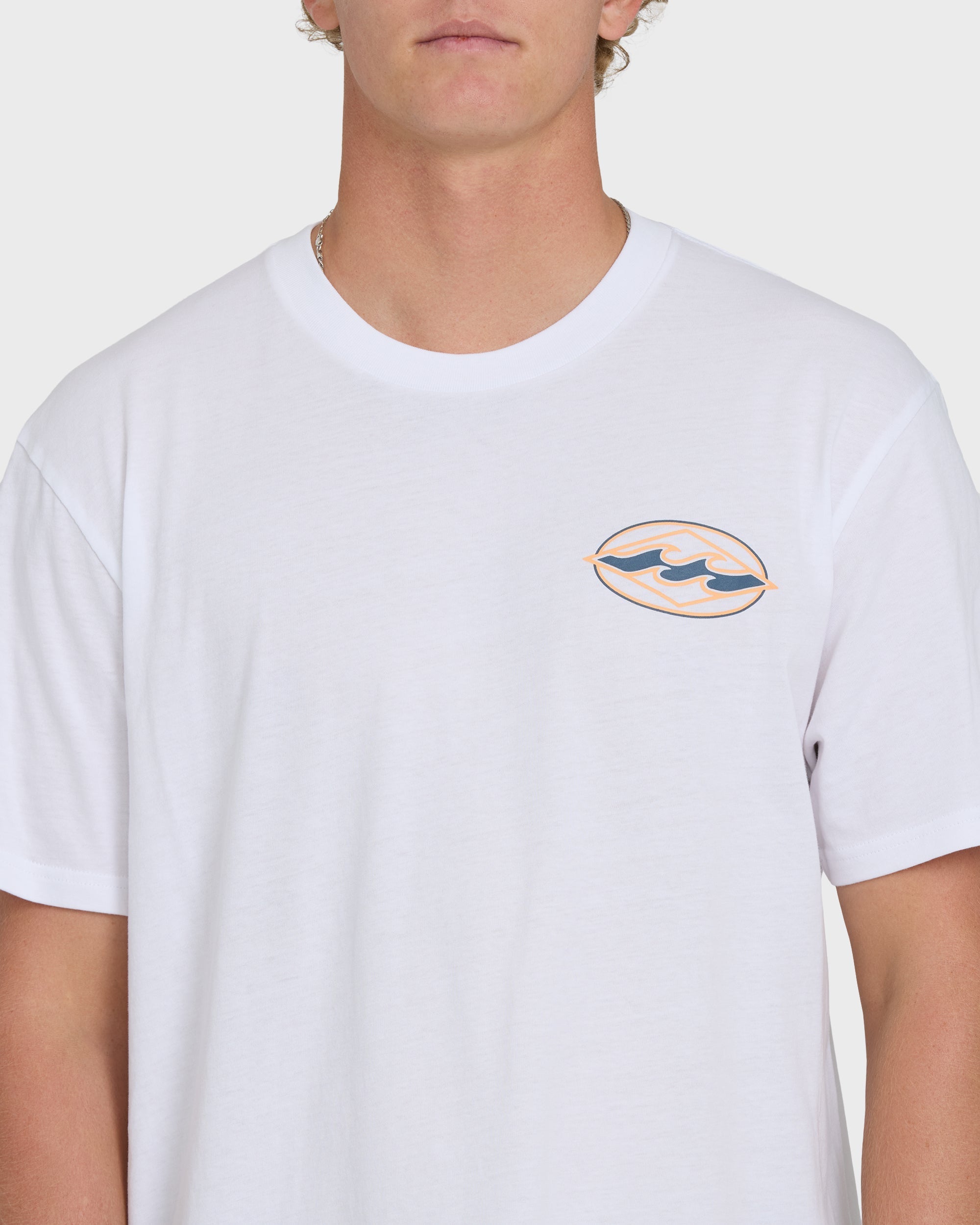 Rotor Diamond Premium Short Sleeve Graphic T-Shirt - White