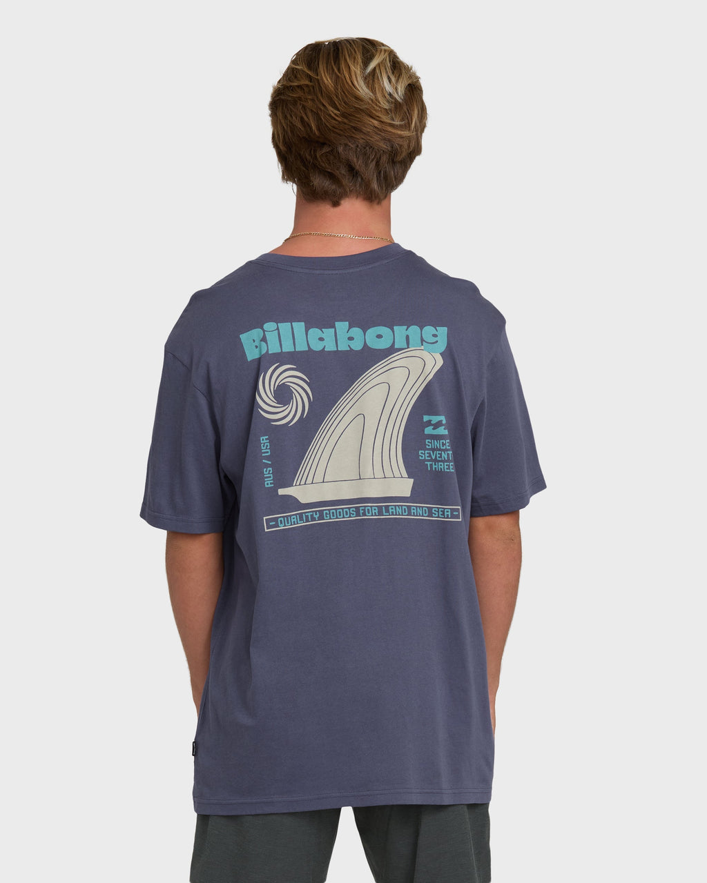 Single Fin Premium Short Sleeve T-Shirt - Graystone
