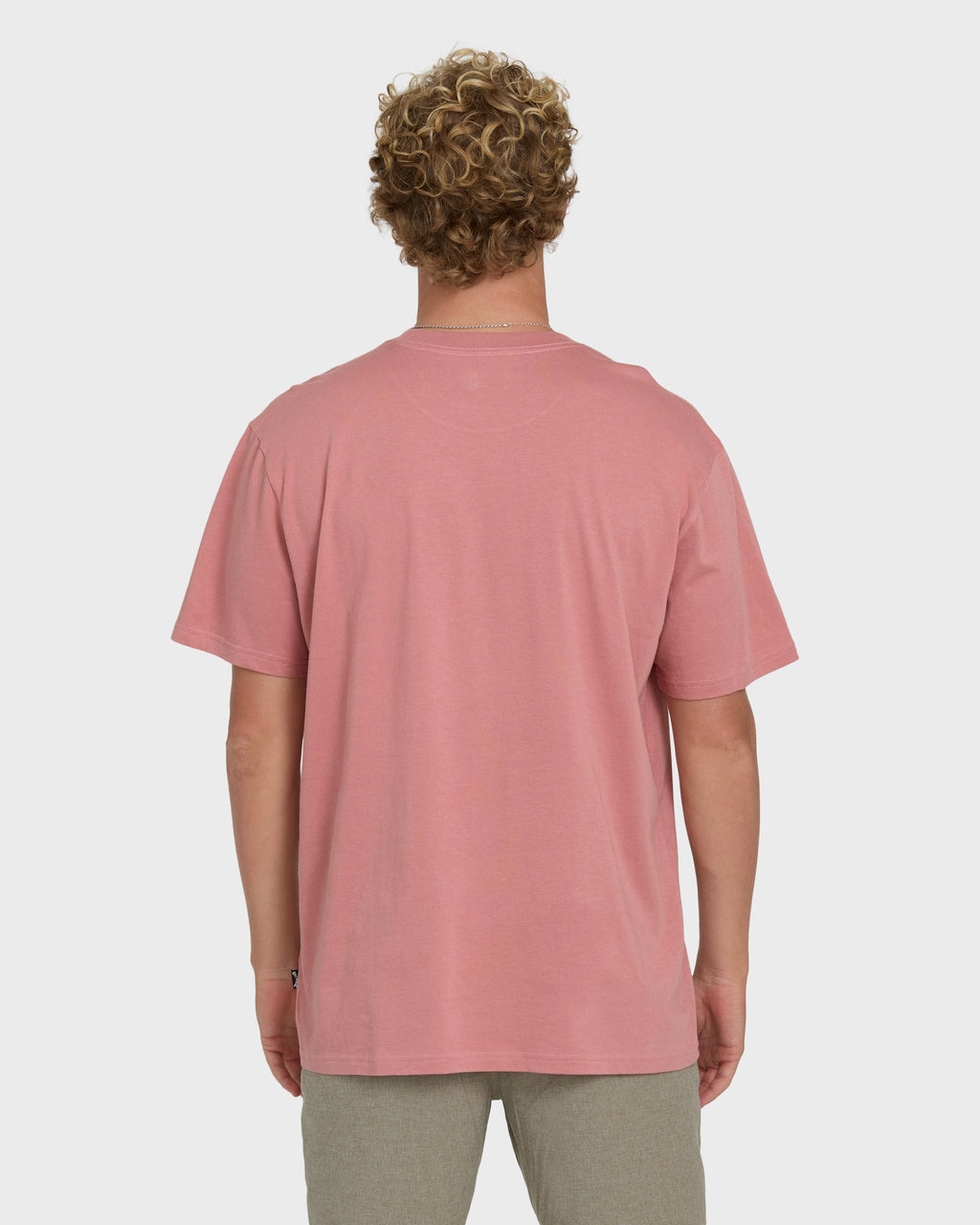 Check Out Premium Short Sleeve Knit T-Shirt - Ash Rose