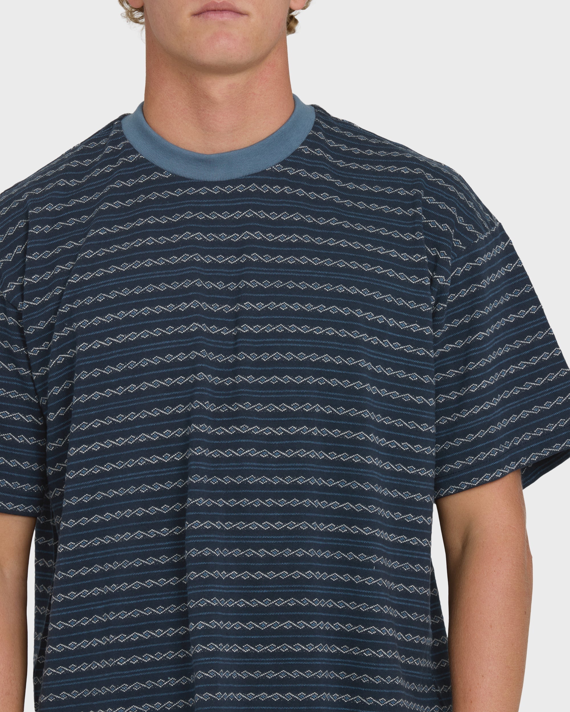 Garage Sandon Short Sleeve Knit T-Shirt - True Navy