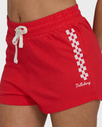 Vacay Forever Knit Shorts - Fiesta Red
