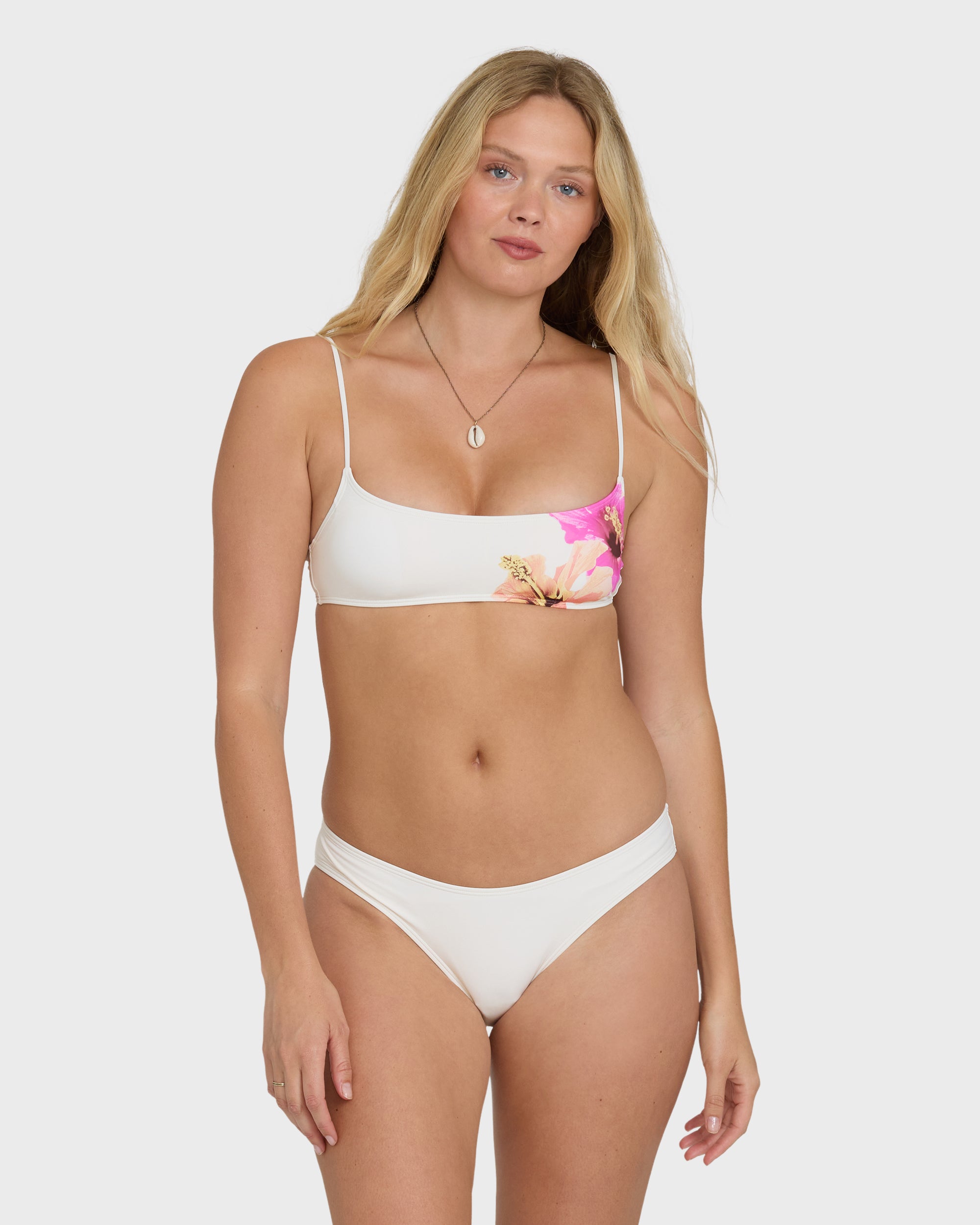 Sunny Shore Bondi Medium Bikini Bottom - Salt Crystal