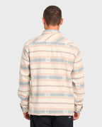 Offshore Jacquard Long Sleeve Flannel Shirt - Sand Khaki