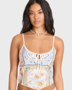Into The Sun Tank Top - White Cap