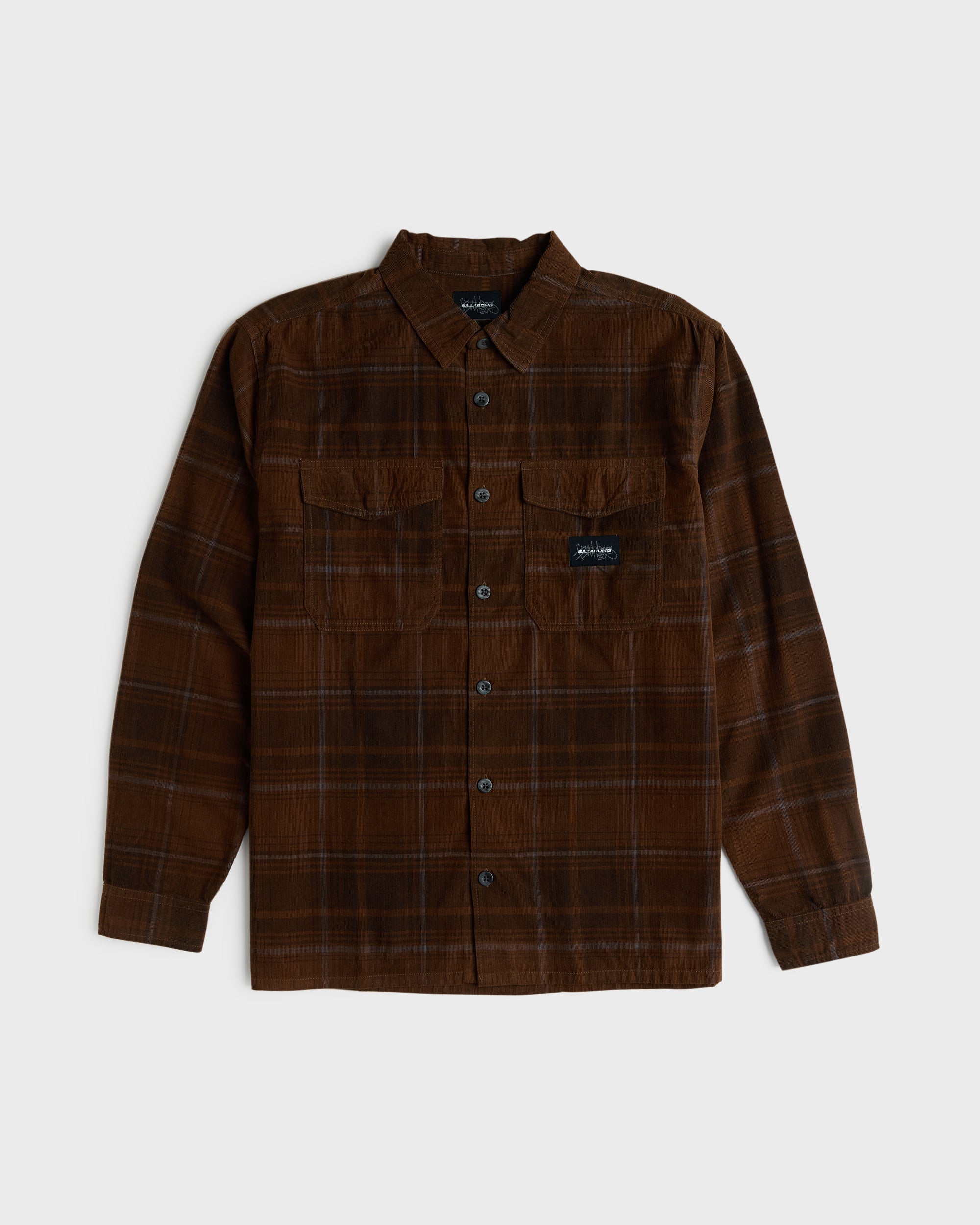 Bad Dog Long Sleeve Corduroy Shirt - Carafe