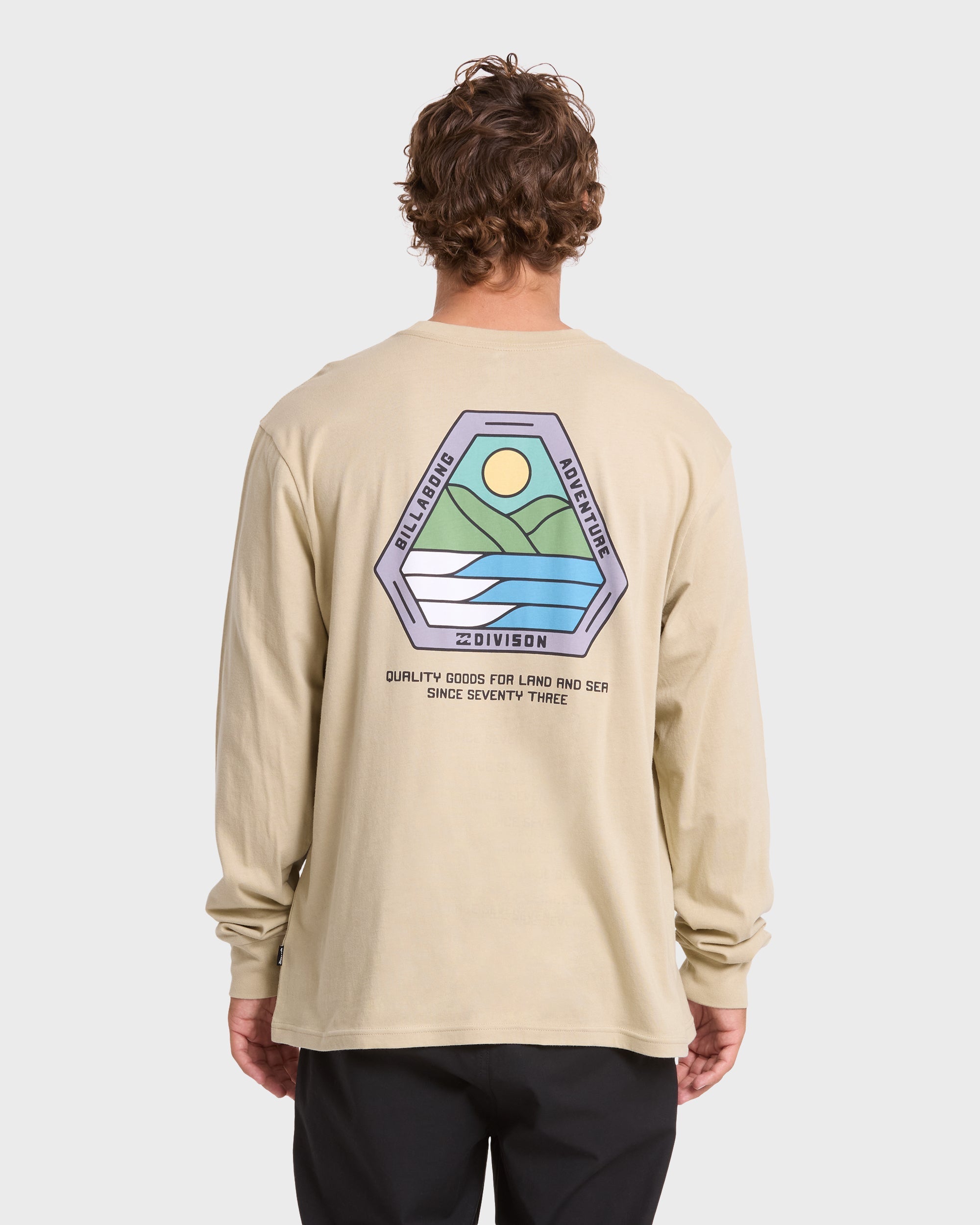 Rockies Adventure Division Premium Long Sleeve Knit T-Shirt - Sand Khaki