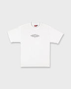 Tribal Diamonds Short Sleeve Knit T-Shirt - White