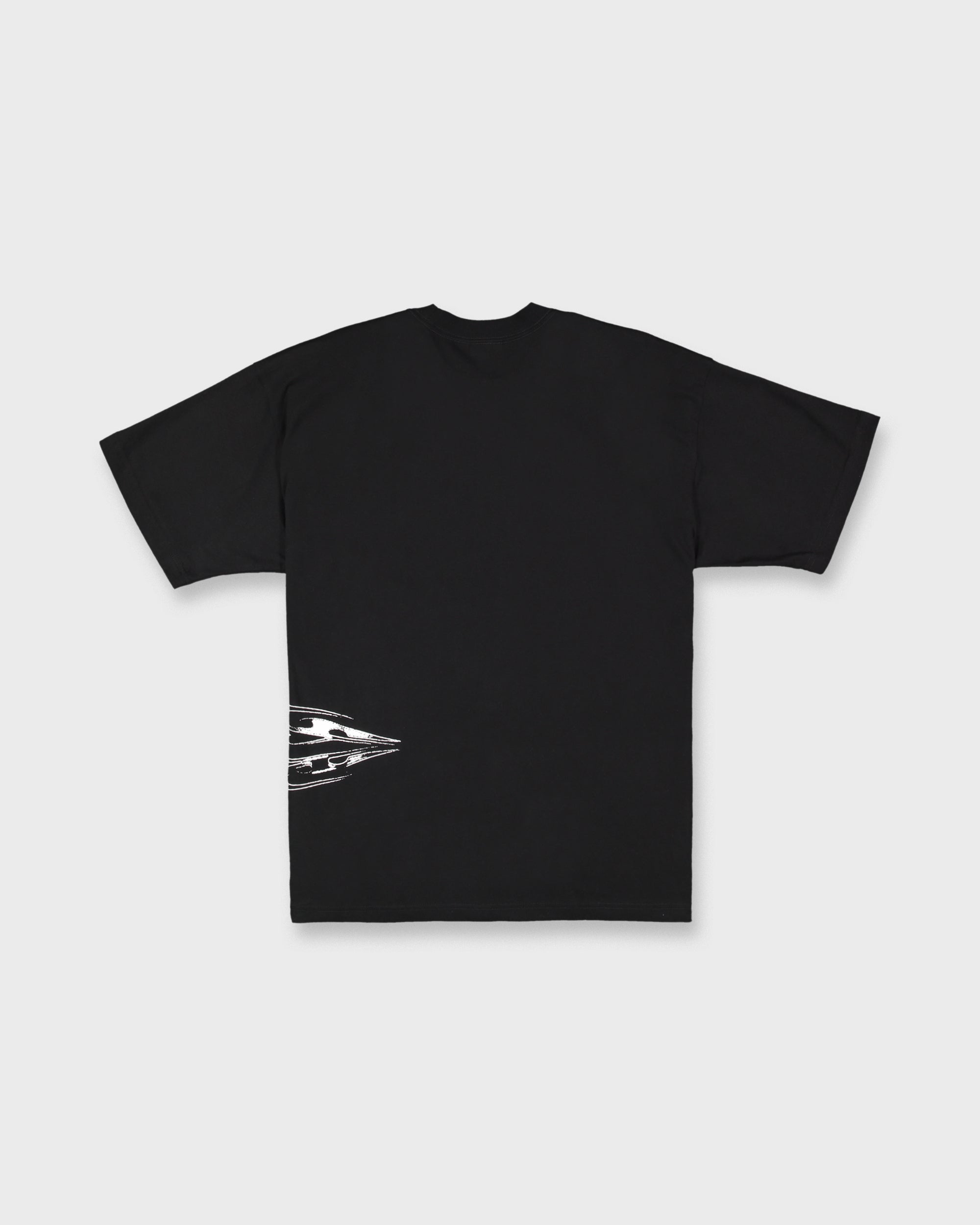 Chrome Diamond Short Sleeve Knit T-Shirt - Black